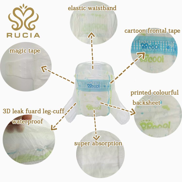 OEM Baby Sanitary Product Baby Diaper
